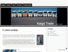 Tablet Screenshot of kargotrade.si